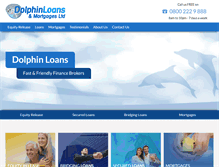 Tablet Screenshot of dolphinloans.co.uk